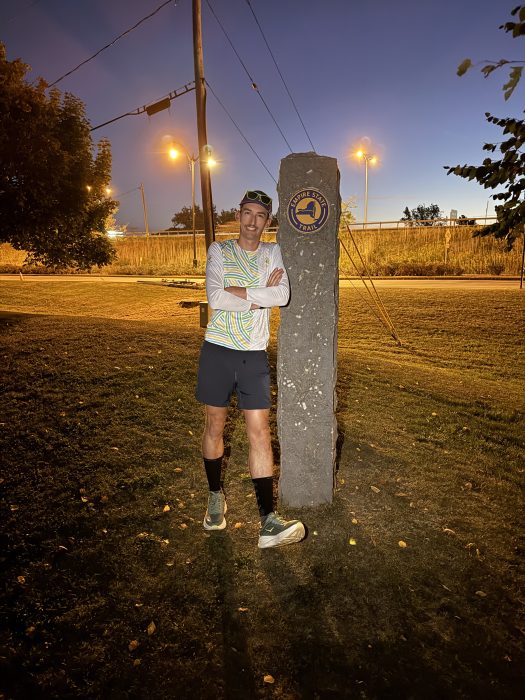 Ryan Clifford battled through injury, weather and mental fatigue to complete the race.