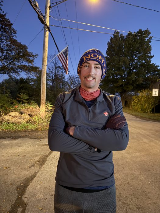 Ryan Clifford ran 572 miles in eight days and 13 hours, setting a new record.