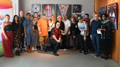 Featured artists at Westbury Arts' Science Fiction Art Show.