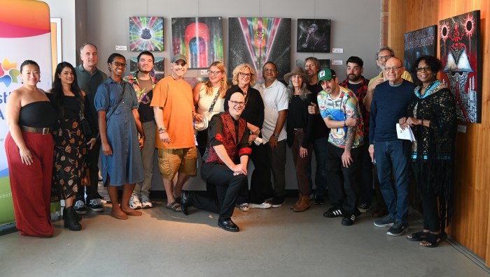 Featured artists at Westbury Arts' Science Fiction Art Show.
