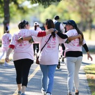 Betty's Breast Cancer Foundation held their 4th annual walk, 'Walking Life In Pink,' in Eisenhower Park on Oct. 4, 2025.