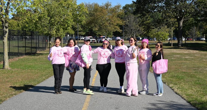 Betty's Breast Cancer Foundation held their 4th annual walk, 'Walking Life In Pink,' in Eisenhower Park on Oct. 4, 2025.