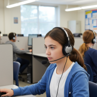 Andrea Communications donated 1,250 headsets to the Farmingdale School District.