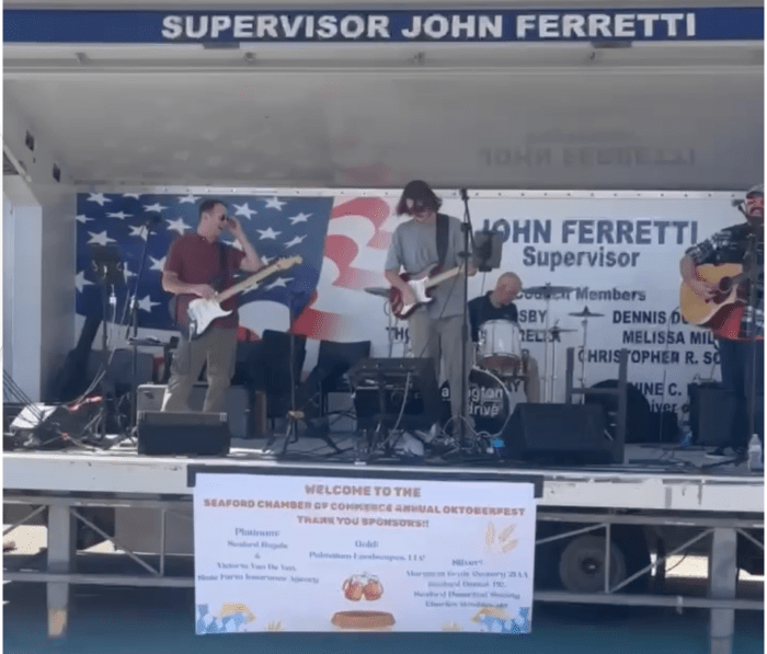 Multiple Seaford-based bands performed at Oktoberfest.