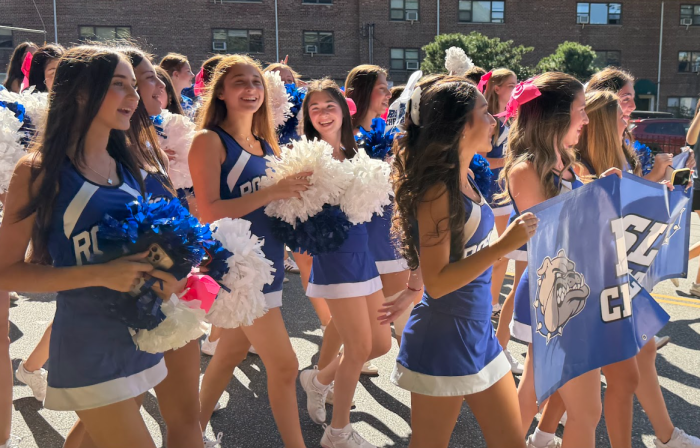 Roslyn students and families celebrate Homecoming with a parade.
