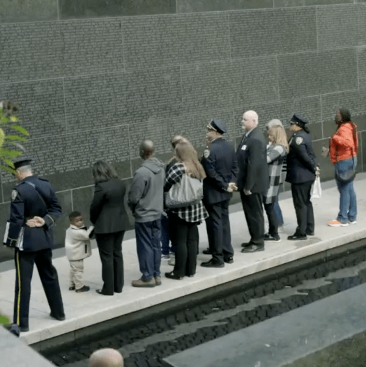 Massapequa Park NYPD Officer Jonathan Diller was one of 50 names added to the department's Memorial Wall in Manhattan.
