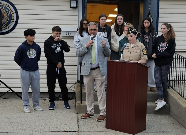 Multiple Bethapge community members spoke on the importance of America's veterans and history.
