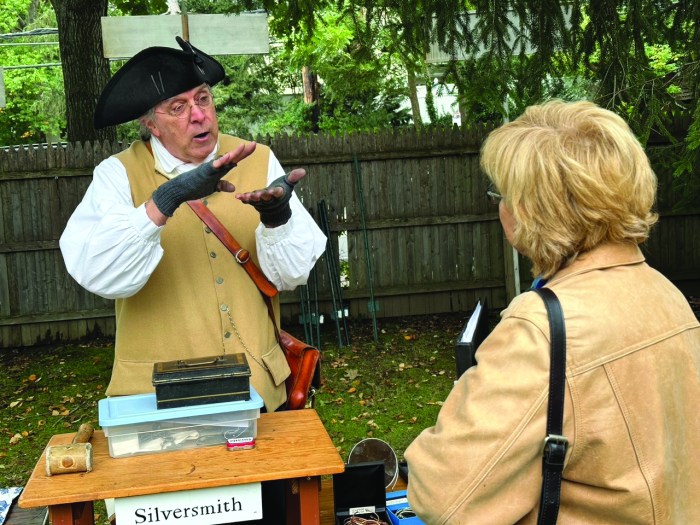 Colonial silversmith describes his artisanal techniques.