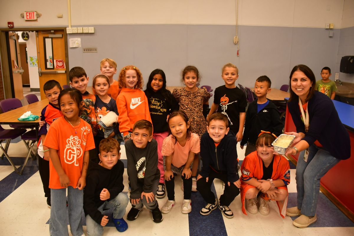 Carle Place students made zucchini bread as part of a hands-on learning experience.