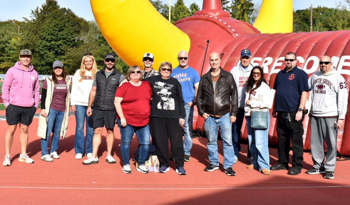 Alumni at North Shore homecoming.