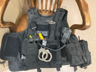 Denton was convicted of trying to impersonate a police officer.