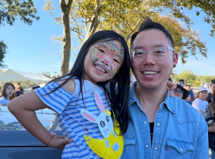 Festival attendees enjoyed face painting and performances.