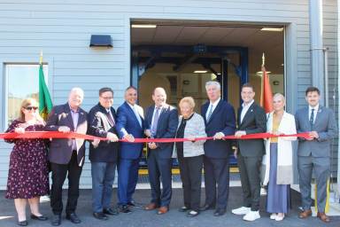Plainview Water District Board of Commissioners as well as elected officials and representatives celebrated the opening of the district's newest treatment facility at a ribbon-cutting ceremony.