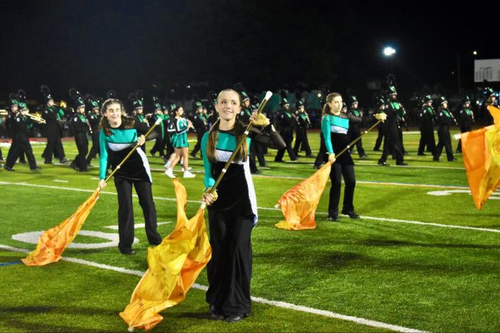 The Daler Guard performed under the lights.