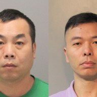 Jinqin Jiang, 46, of Brooklyn (L.) and Chengxiang Jiang, 40, of Queens (R.)