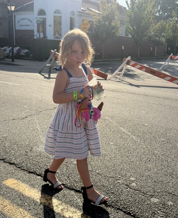 Bayside Lemonade's stand was a hit at the street fair. 