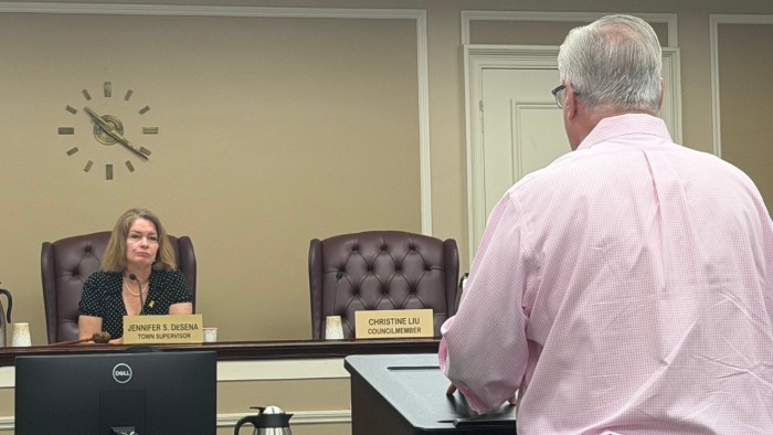 Residents spoke about extending the battery energy moratorium at a town meeting.