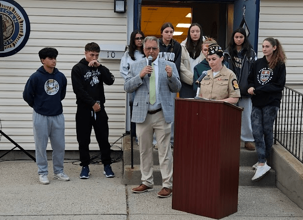 Multiple Bethapge community members spoke on the importance of America's veterans and history.