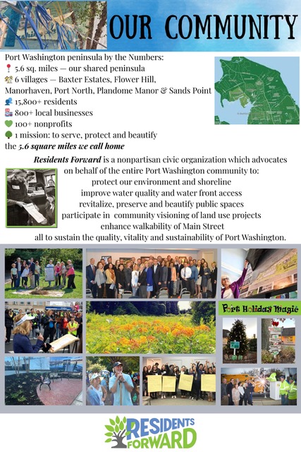 A panel on display at the Port Washington Library.