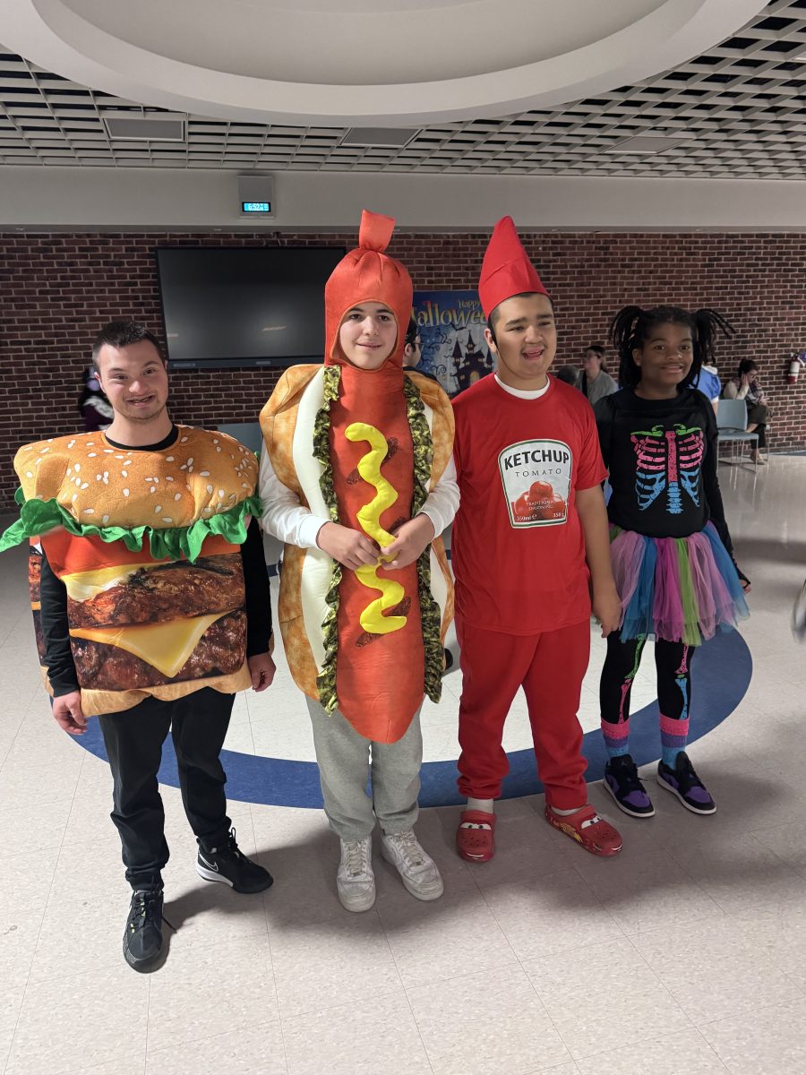 Roslyn School District students dressed up for Halloween.