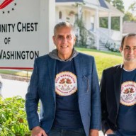 Executive Director Robert Keller and President Drew Hershkowitz of the Port Washington Community Chest.