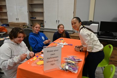 Hicksville Middle School students enjoyed getting creative in the school’s makerspace.