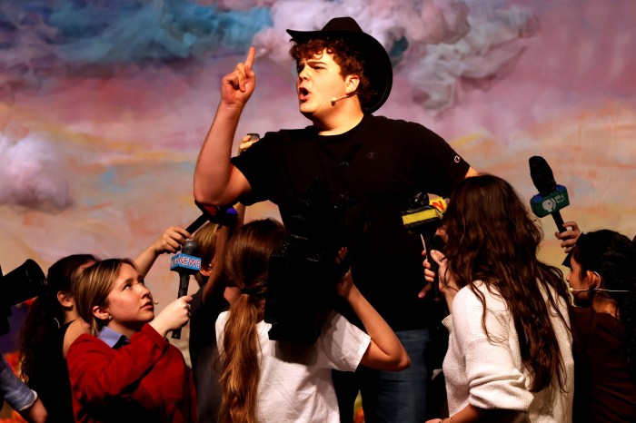 The cast of North Shore High School’s fall play, "The Laramie Project."