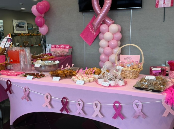 Rallye sold cupcakes, pie slices and pastries to raise money for New York Cancer Foundation.