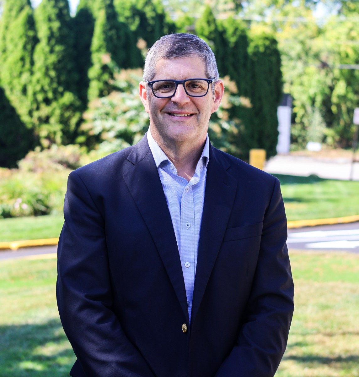 Michael Schlank, the new executive director of Sid Jacobson JCC, spent his first week on the job participating in events.