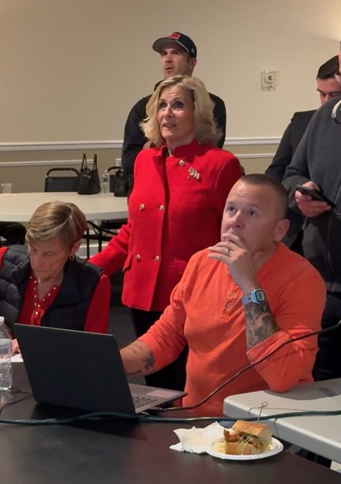 Pam Panzenbeck was all smiles as she looks to remain the Glen Cove City mayor after the 2025 Election.