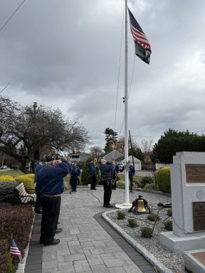 The Carle Place American Legion hosted a Veterans Day service attended by dozens of local residents.