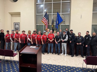 The Glen Cove City Council honored first responders at its meeting.