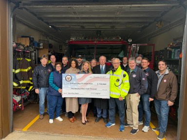 The Bellerose Village Fire Department was awarded $988,000 in federal funding by U.S. Rep. Laura Gillen for a new fire truck.