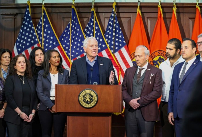 Nassau County Executive Bruce Blakeman said there will be a marketing campaign to attract new residents and businesses to the county.