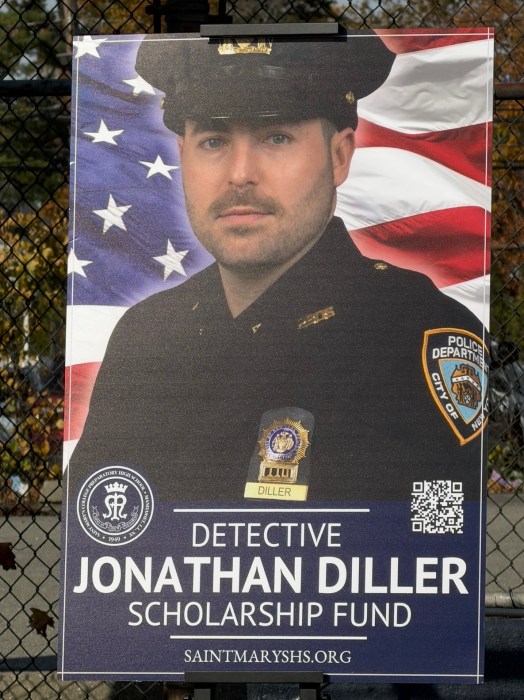 The school honored Jonathan Diller, who was killed last year while conducting a traffic stop. 