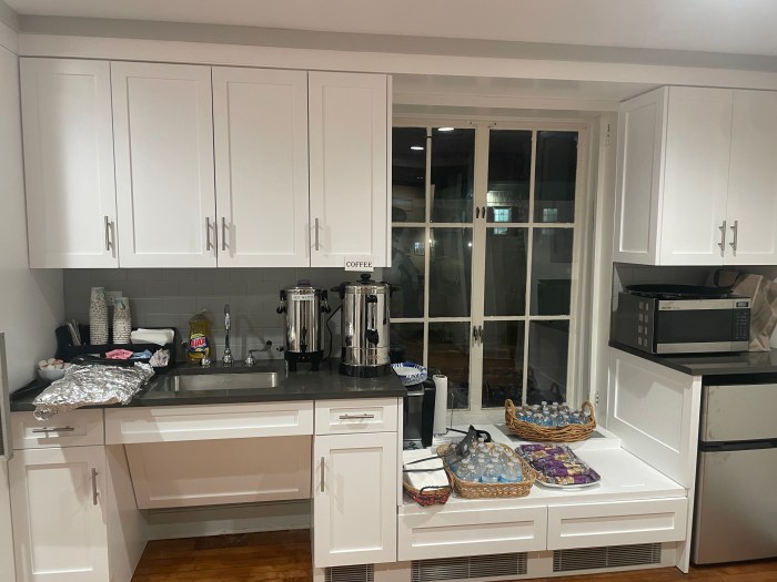 The new kitchenette at the Bryant Library.