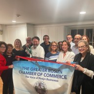 The Bryant Library held a ribbon cutting for their renovated kitchenette and ADA compliant bathroom.