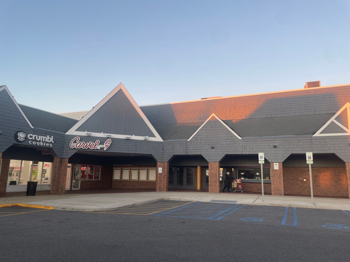 The long-vacant Soundview Cinemas in Port Washington, soon to be transformed into a new Training Station fitness center.