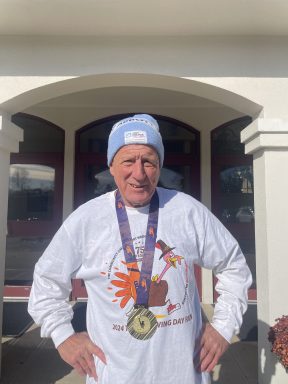 Bobby Anastasia has run in all 49 Port Washington Thanksgiving Day runs, and plans to continue his streak in this year's 50th.