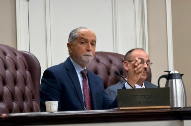 Council Member Robert Troiano was the only board member who voted against a moratorium on battery energy storage facilities.