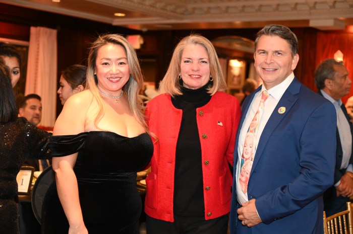 Tiffany Blair, North Hempstead Town Supervisor Jennifer DeSena and Alex Nunez.