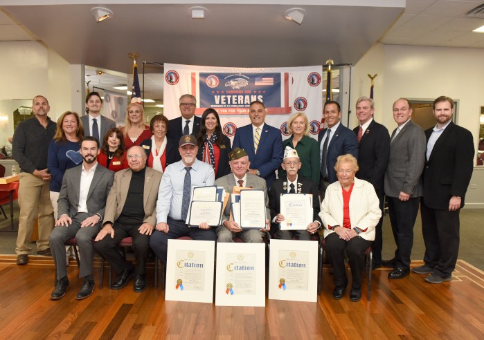 The Massapequa Chamber of Commerce held its 20th annual Veterans of the Year Awards Ceremony.