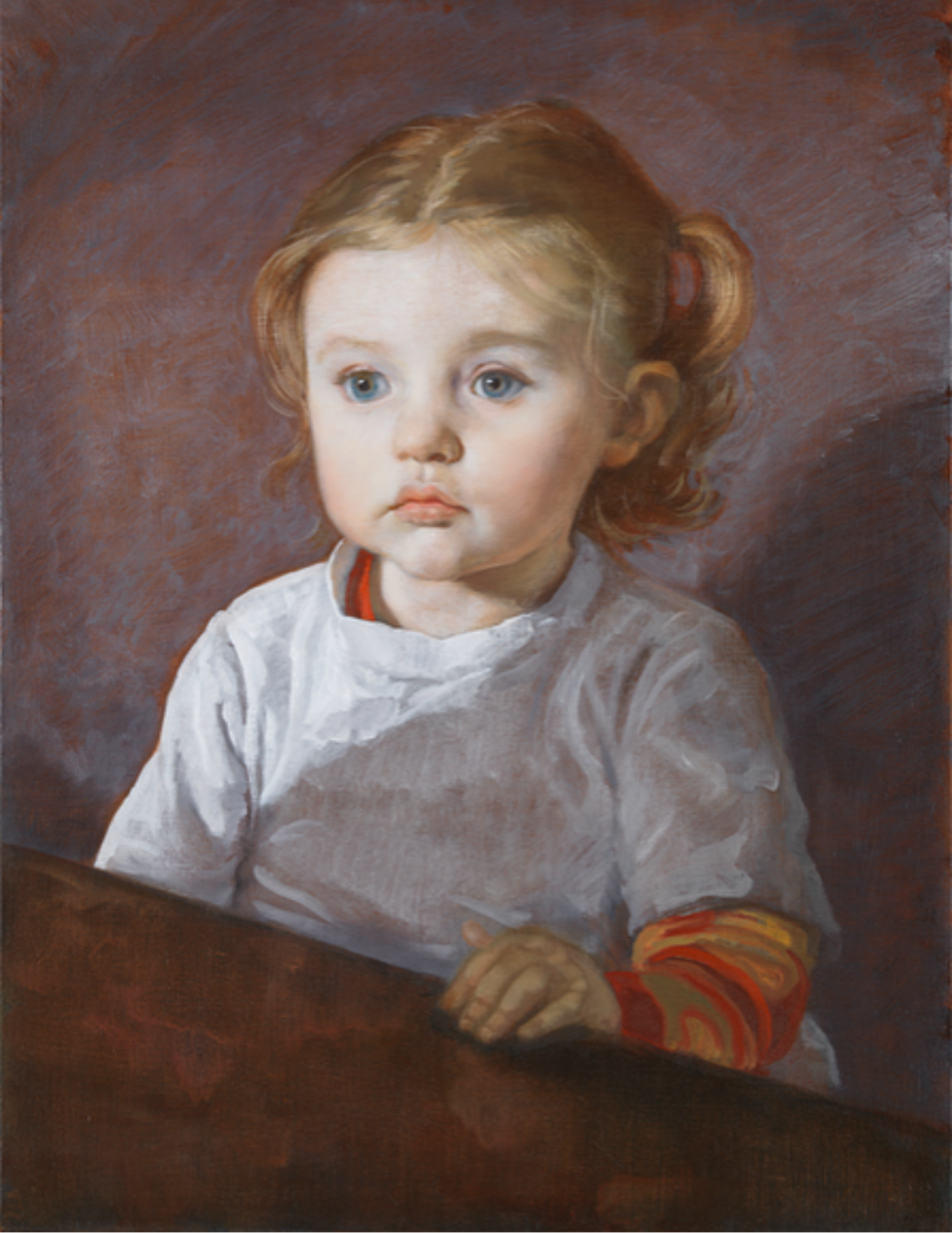Painting by John Currin and Flora Currin 2011 on display at Nassau County Museum of Art.