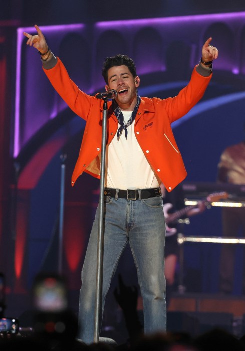 Nick Jonas of The Jonas Brothers, performs during The Jonas Brothers concert at UBS Arena.