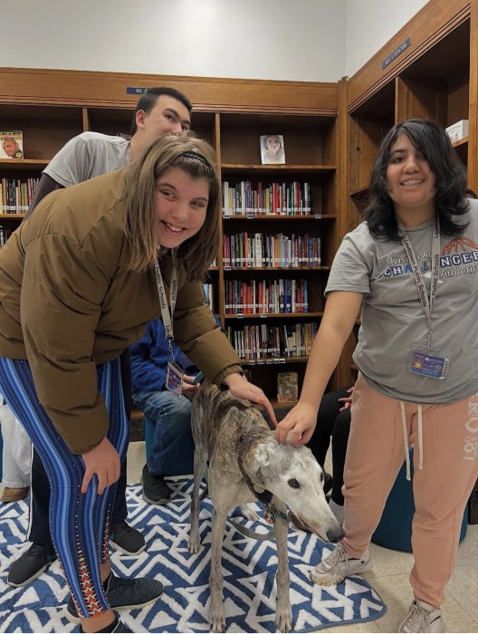 Students in the Division Avenue High School Challenger program spent time withArgus.