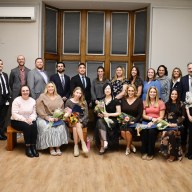 20 members of the Manhasset Public Schools faculty and administration were joined by administrators and board of education members as they were recognized for tenure.