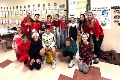 North Shore Central School District students participated in Red Ribbon Week activities, creating puzzle pieces to reflect healthy ways to stay drug-free.