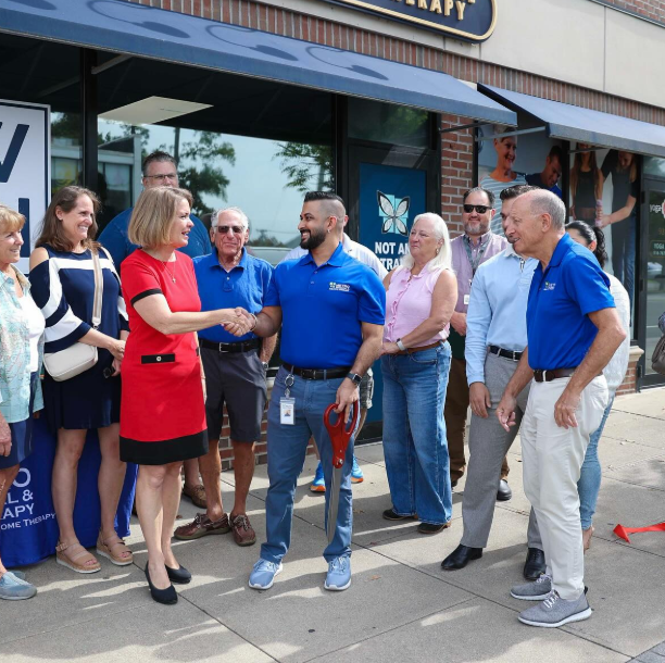 The grand opening of the new Metro Physical Therapy location in Port Washington.
