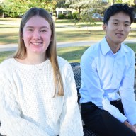 Victoria Ferraro and Ethan Chen are the top two graduates for their class, with averages separated by barely three-tenths of a point.