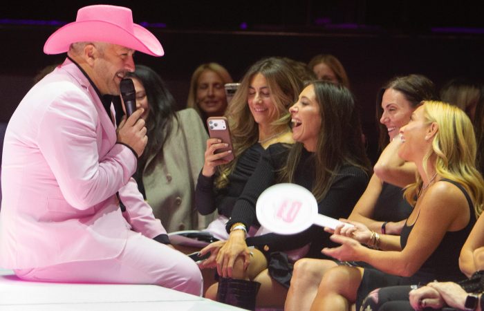 Joey Fatone emceed Pink Aid's LI fundraiser